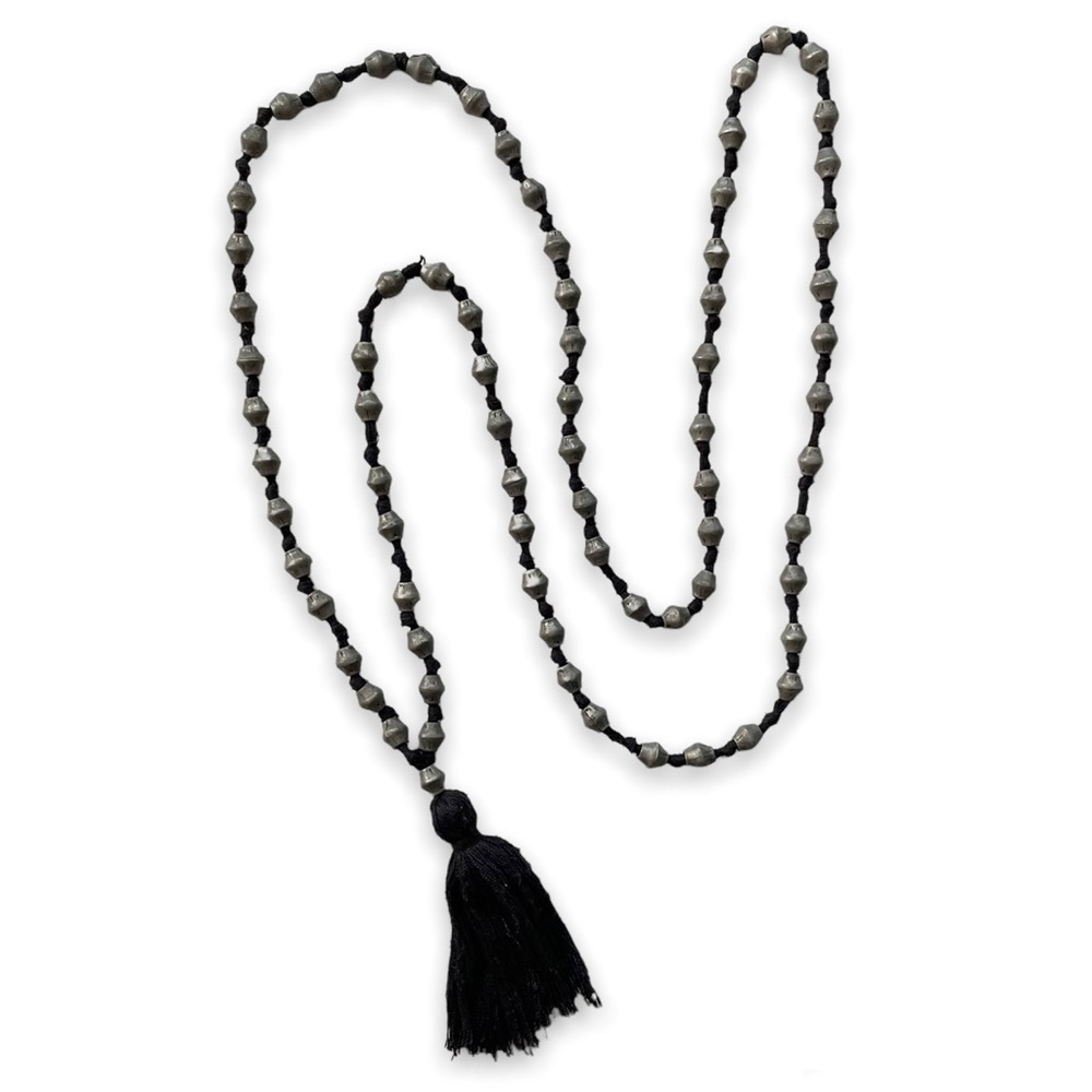 Beaded Tassel Necklace